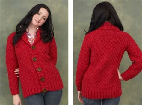 Shawl Collar Cardigan Free Knitting Pattern Knitting Bee