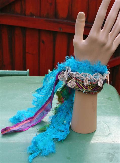 Items Similar To Boho Hippie Wrist Wrap Cuff Bracelet Festival On Etsy