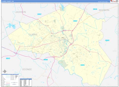 Clarke County, GA Map Book - Basic