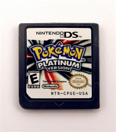 Pokemon Platinum Item Only Nintendo Ds