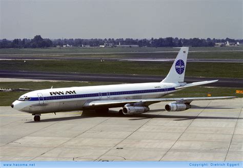 Photo Of Pan Am Clipper Universe N453pa Boeing 707 Dusseldorf