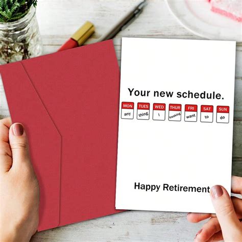 1pc Funny Retirement Card For Woman Men Happy Retirement Ts Card