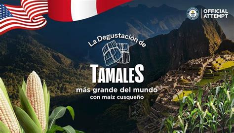 La degustación de tamales más grande del mundo sigue en vivo el