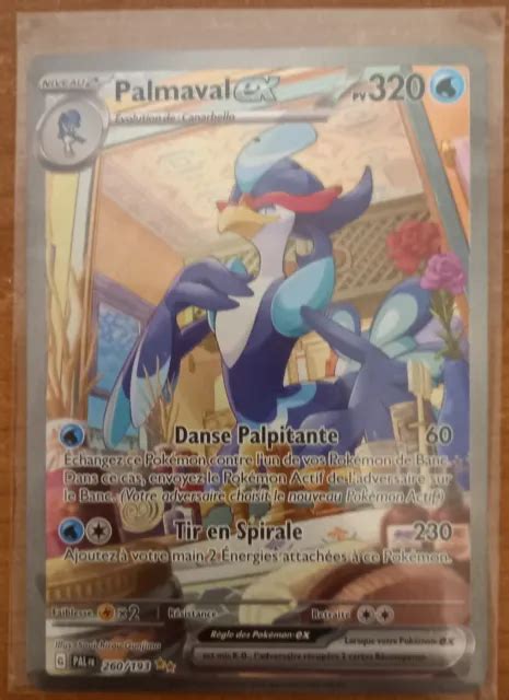 Carte Pokemon Palmaval Ex Cach E Ev Paldea Fr Eur