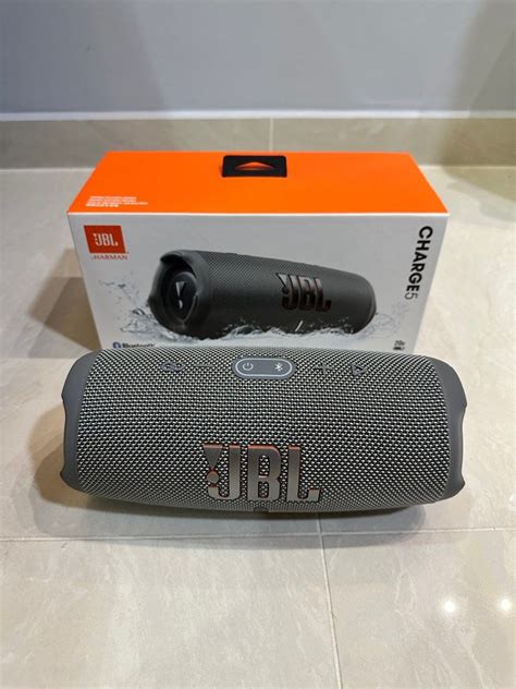 JBL Charge 5 (Grey), Audio, Soundbars, Speakers & Amplifiers on Carousell