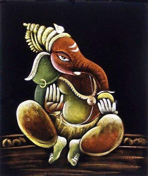 Pin By Chitra On Ganapathi Pappa Ganesha Art Ganesha Ganesha Painting