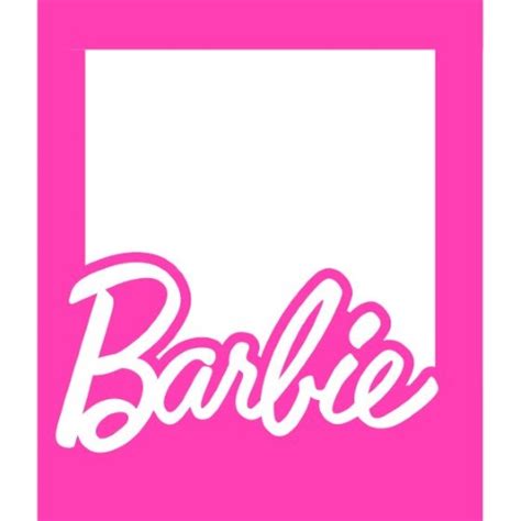 Barbie Themed Photo Prop Frame Kids Themed Party Supplies Character