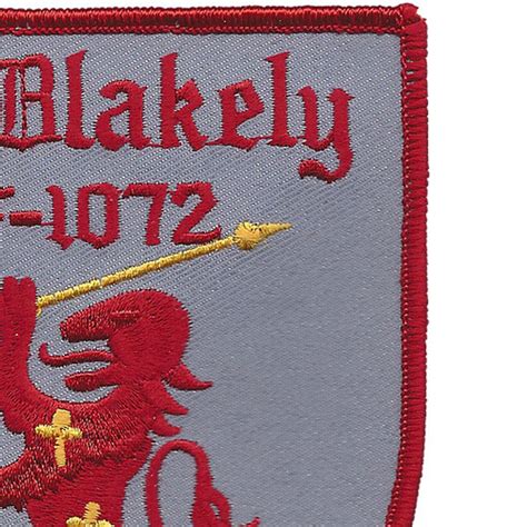 Uss Blakely Ff 1072 Frigate Ship Patch Ship Patches Navy Patches