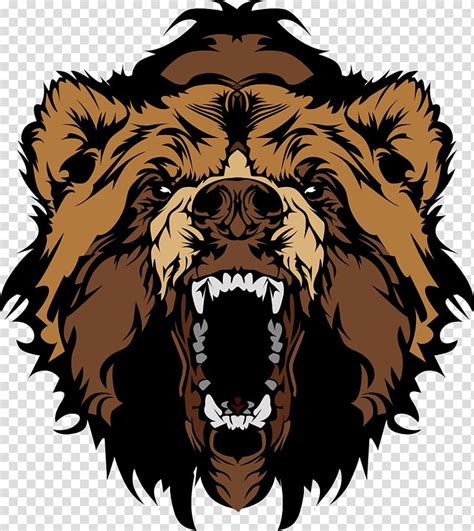 Grizzly Bear Head Clipart