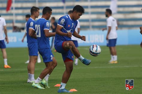 Nepalese Football Team warm up for SAFF 2023 | Nepalnews