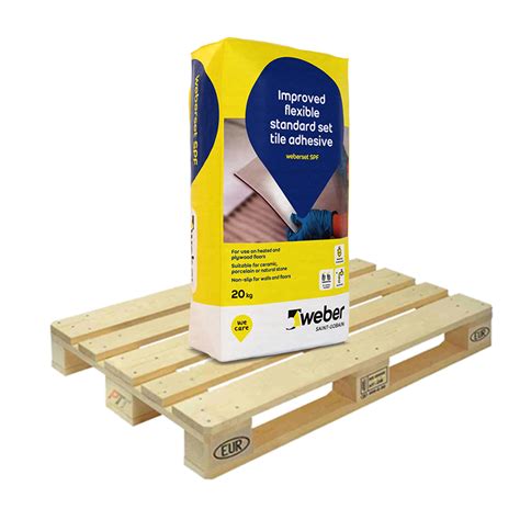 Weber Weberset SPF Standard Set Tile Adhesive White 20kg Full Pallet