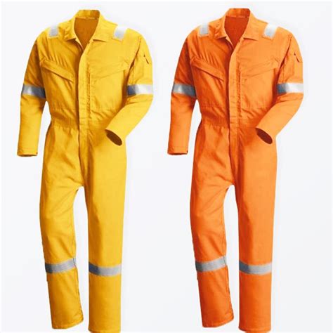 Flame Retardant And Oil Water Repellent Coverall