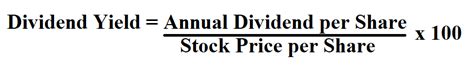 How to Calculate Dividend Yield.