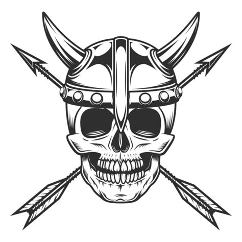 Viking Skull Clip Art