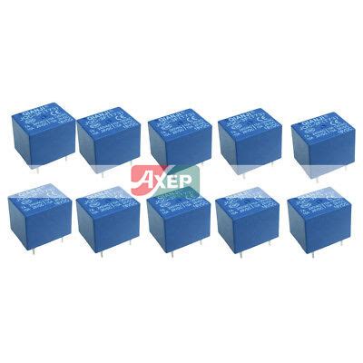 A 10 X JQC 3F 5 Pins SPST Power Relay DC 18V Coil 10A 125V AC 10A 28V