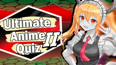 Ultimate Anime Quiz Ii Opening Endings Speed L R Sec Youtube