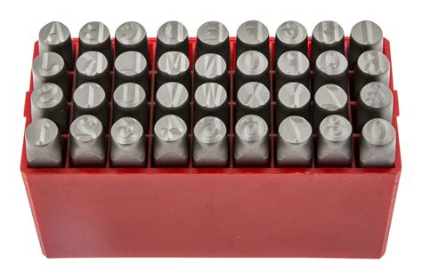 Buy Letter And Number Punches Mm Pieces At Pela Tools