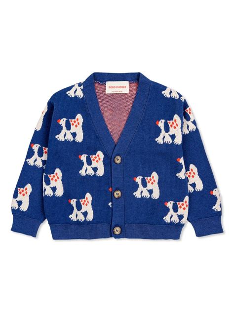 Bobo Choses Fairy Dog カーディガン ブルー FARFETCH JP