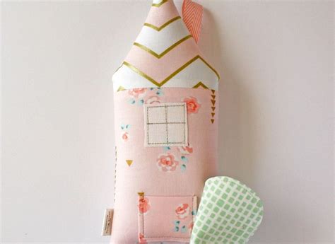 Pink Tooth Fairy Pillow Tooth Fairy House Tooth Fairy Pillow For