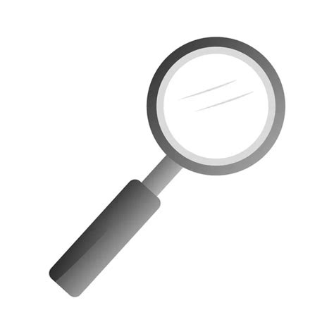 Magnifying Glass Vector Illustration Isolated On White Background Stock Vector Image By