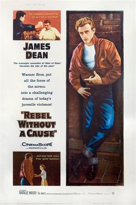 Rebel Without a Cause Original 1956 U.S. One Sheet Movie Poster ...