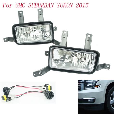 Buy Cnspeed Fog Light For Gmc Suburban Yukon 2015 Fog Lamps Clear Lens Bumper