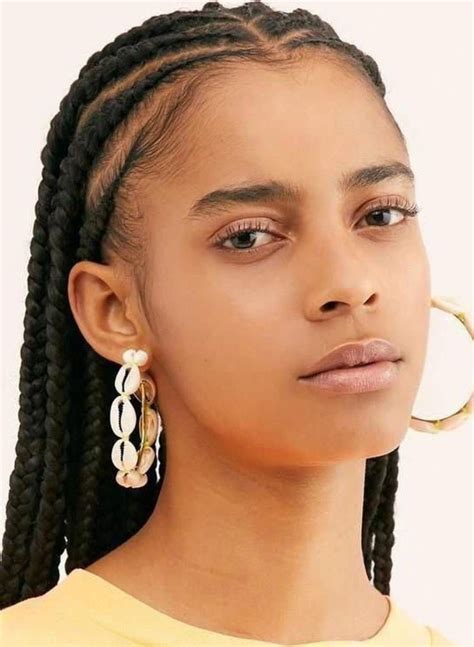 Hairdos For Curly Hair Cute Box Braids Hairstyles Braided Cornrow