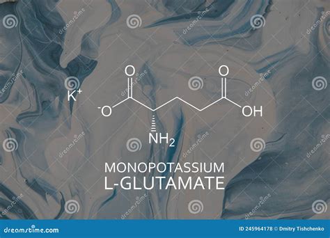 Glutammato Monosodico O Msg Di Formula Chimica Strutturale Di Cui Ha Un