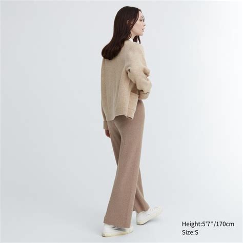 Washable Knit Ribbed Pants Uniqlo Us