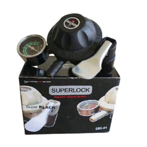 Jual Regulator Gascomp Grs Super Lock Dengan Meter Shopee Indonesia