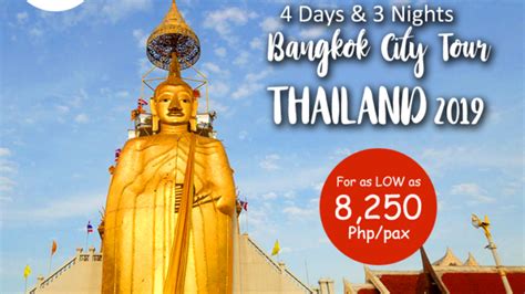 4d3n Bangkok City Tour 2019 Realbreeze Davao Tour Packages