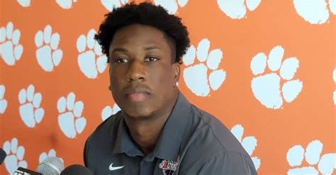 Watch Wednesdays Clemson Player Interviews With Kj Henry Justin