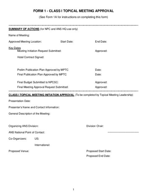 Fillable Online Instruction Kit For EForm FC 1 Information To Be