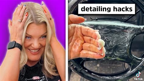 Car Detailers React To Horrible Diy Detailing Hacks Youtube