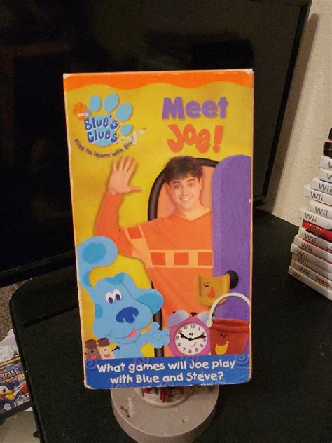 Nick Jr Blues Clues Meet Joe Vhs Video Grelly Usa