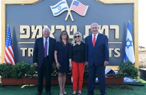 Trump Thanks Netanyahu As Sign For Trump Heights Goes Up On Golan Israel News The