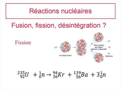 R Actions Nucl Aires Cours Seconde Youtube