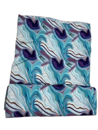 California Satin Digital Printed Fabric Multi Color Gsm Gsm At