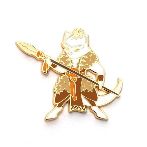 Druid Class Rpg Dragon Cat Hard Enamel Pin Etsy