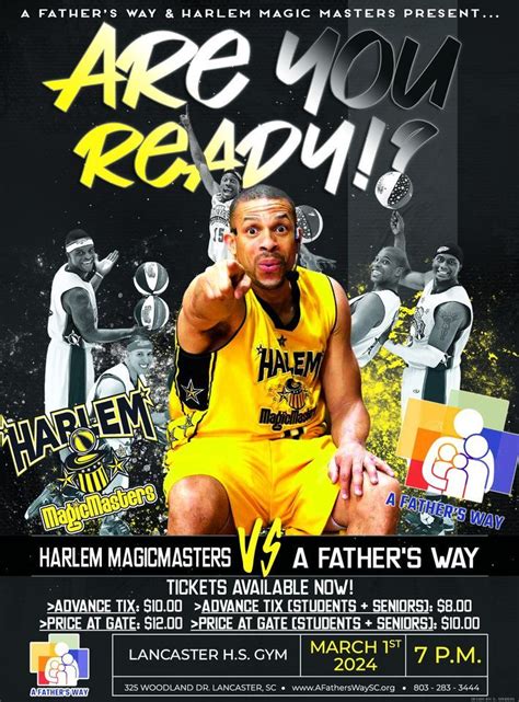 Harlem Magicmasters Basketball Show Vs A Fathers Way Lancaster High