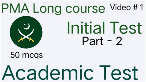 PMA 152 Long Course Academic Mcqs PMA Long Course Academic Initial