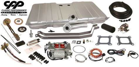 67 68 Camaro Fitech 30003 Efi Fuel Injection Gas Tank Fi Conversion Kit 90 Ohm Ebay