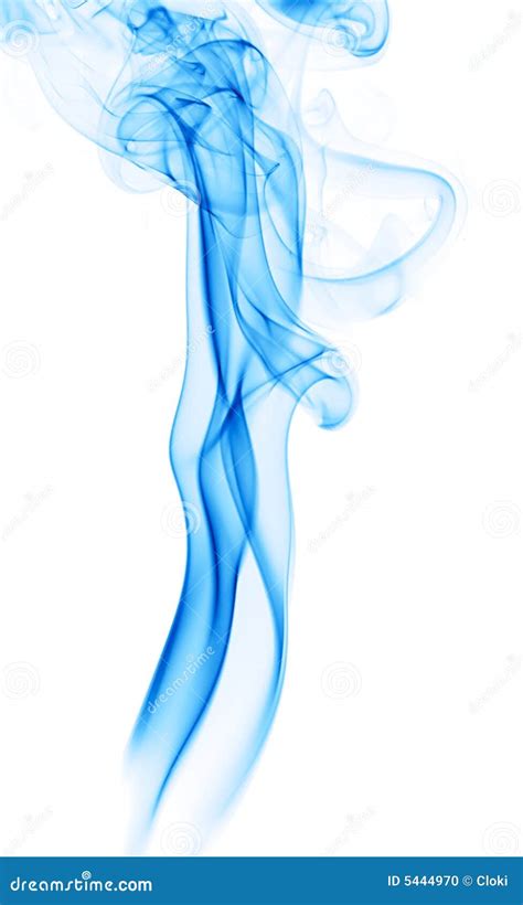 Blue Smoke Trail Stock Photo Image Of Close Elegant 5444970