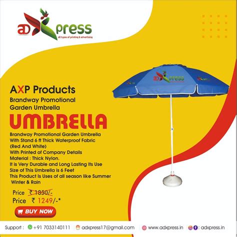 Umbrella Printing Service At Piece In Ranchi Id