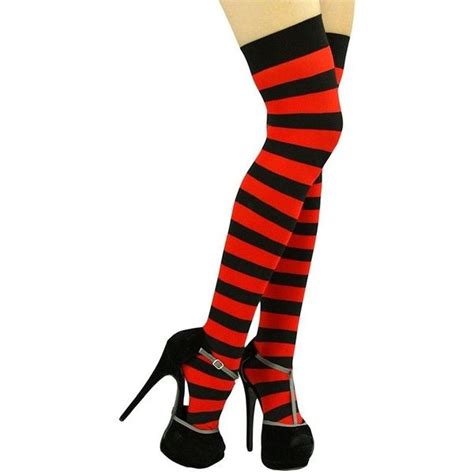 Raylarnia Womens Extra Long Opaque Striped Over Knee High Stockings