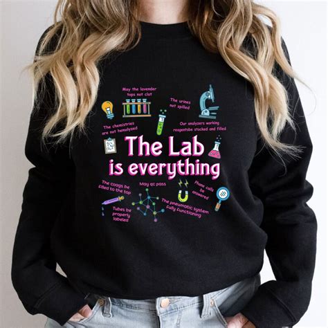 The Lab Is Everything Shirt Retro Lab Tech Shirt The Lab Techs Prayer Shirt Med Tech Tee