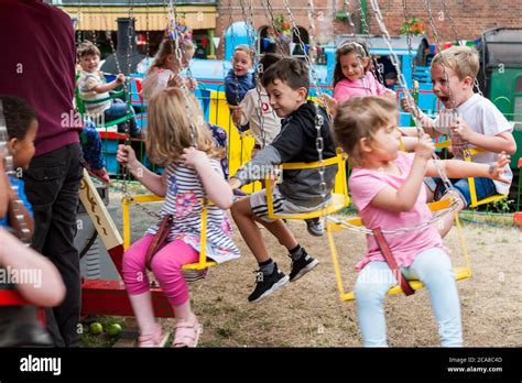 Merry Go Round Roundabout Carousel Children Hi Res Stock Photography