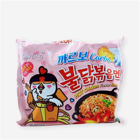 Samyang Carbo Hot Chicken Ramen Noodles 140g Korean Mart