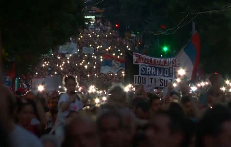 ZAVRŠEN JOŠ JEDAN PROTEST SRBIJA PROTIV NASILJA Građani predali