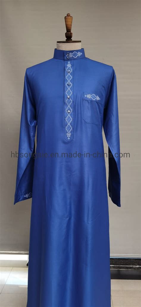 Arabic Thobe Men Arab Robe Muslim Clothes Ramadan Middle East Ethnic